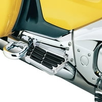 Компонент за контрол на краката на Kuryakyn: Пътнически дъски за трансформатор за 2001 г.- Honda Gold Wing GL1800, F6B мотоциклети, хром, двойка