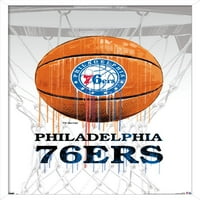 Филаделфия 76ers - Плакат за капене на топка, 14.725 22.375