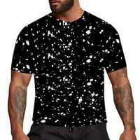 Тениски за мъже дишащи върхове ризи Unise 3D модни отпечатани ризи за възрастни с къси ръкави с най-висок ръкав