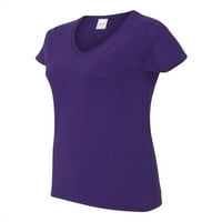 Фпп-дамска тениска В-деколте с къс ръкав, до женски размер 3хл-гръм