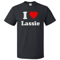 Love lassie тениска i heart lassie tee подарък