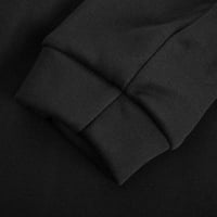 Спестявания дамски есенна модна риза Екипаж врата с дълъг ръкав raglan графичен принт ежедневни пуловер върхове тийнейджърки grils дрехи черно xl