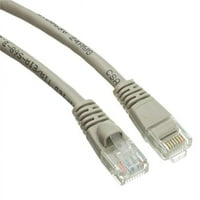CAT5E Сив Ethernet Patch кабел, безкраен и формован багажник - ft