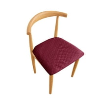 Rosnek Stretch Jacquard стол седалки, подвижни миещи се анти-дусти за трапезария стол седалка възглавница за седалка