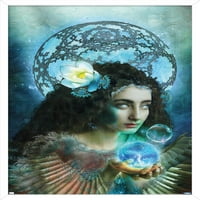 Jena Dellagrottaglia: Cosmic Zodiac - Aquarius Sall Poster, 14.725 22.375 рамки