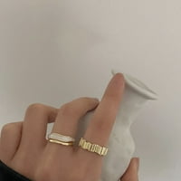 Бял седеф двоен пръстен
