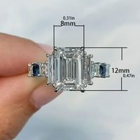 Riapawel прост дизайн кристален кубичен циркония пръстени за жени с добро качество на темперамента женски аксесоар бижута за сватба