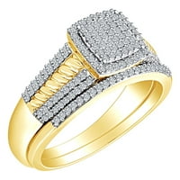 0. Пръстен с пръстен от 10к плътно жълто злато