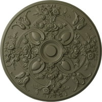 1 4 од 1 4 П Баил таван медальон, ръчно изрисуван Спартански камък