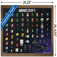 Minecraft - спрайтове 2. Стенски плакат, 14.725 22.375
