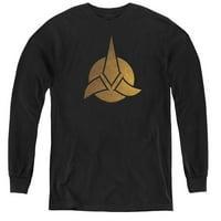 Star Trek Discovery - Discovery Triquentra - Младежката риза с дълъг ръкав - средна