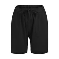 BadyMincsl мъжки панталони просвет плюс размер модни мъжки ежедневни плътни джобни джобни талии разхлабени панталони панталони коляно следене
