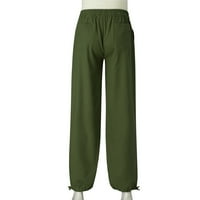фрешски плаж панталони мъжки панталони мъжки мода хлабав плюс размер случайни широк крак плаж панталони панталони зелени