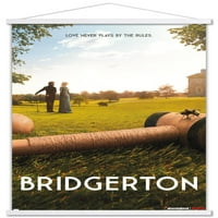 Netfli Bridgerton: Сезон - Плакат за един лист стена с магнитна рамка, 22.375 34