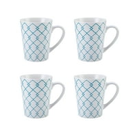 Пфалцграф комплект от четири чаши за кафе джъмбо Тийл квадратчета