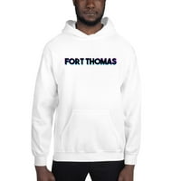 Неопределени подаръци 3xl три цвят Fort Thomas Hoodie Pullover Sweatshirt