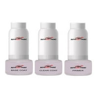 Докоснете Basecoat Plus Clearcoat Plus Primer Spray Paint Kit, съвместим с Ibis White S Audi