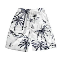 Къси панталони Мъжки лятна модна ежедневна хавайска стил отпечатани флорални плажни стволове къси панталони