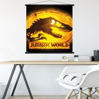Jurassic World: Dominion - Лого един лист стенен плакат с магнитна рамка, 22.375 34