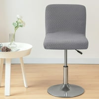 Покритие на стола с висока еластичност - 360 -градусов пакет за всички кръгове - полиестер Spande - T -образна жакард разтягане - револвиращ стол Slip - Домашен декор