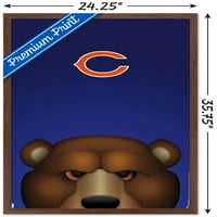 Чикагските мечки - S. Preston Mascot Staley Wall Poster, 22.375 34